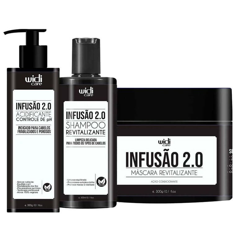 Widi Care Infusão 2.0 Kit – Shampoo + Máscara + Finalizador