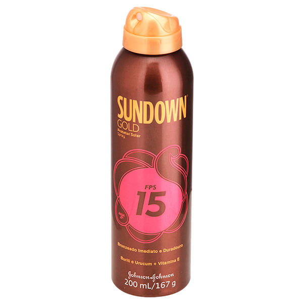 Protetor Solar Spray Sundown Gold FPS15