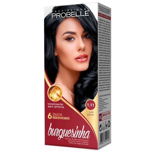 Tonalizante Burguesinha Probelle Preto Azulado 1.11