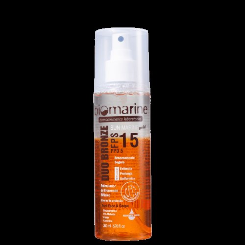 Biomarine Bronzeador Bifasico Sun Marine Duo Bronze FPS 15