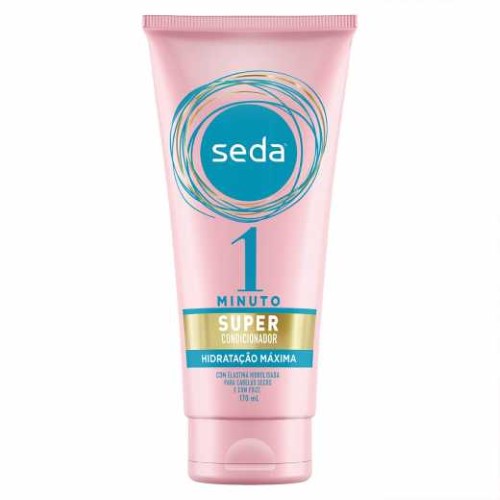 Super Condicionador Seda 1 Minuto Hidratação Máxima com 170ml