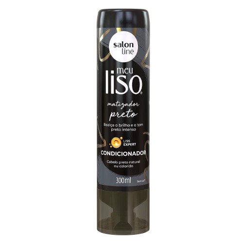 Condicionador Salon Line Meu Liso Matizador Preto 300ml