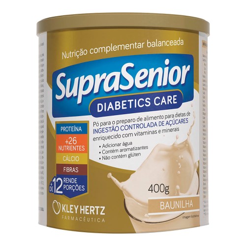 SupraSenior Diabetes Sabor Baunilha 400g