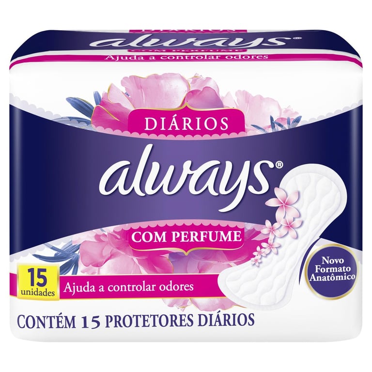 Protetor Dia Always Regular 15Un - Always