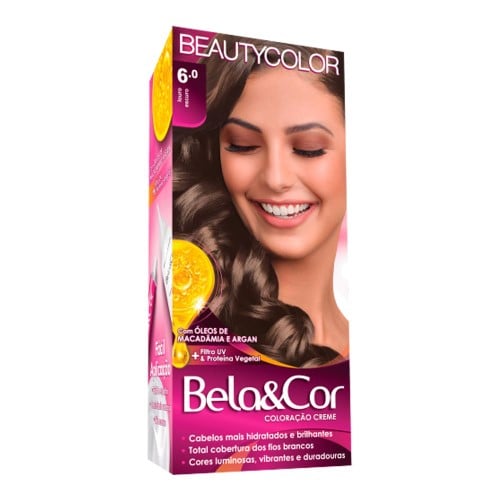 Coloração Permanente Beauty Color Bela & Cor Louro Escuro 6.0