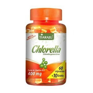 Chlorella - Tiaraju - 60+10 Cápsulas de 400mg