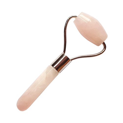 Massageador Facial de Quartzo Rosa Roller - Elemento Mineral