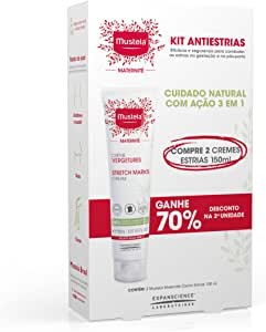 Creme para Prevenção de Estrias Mustela Maternité 150ml + 70% Desconto na Segunda Unidade