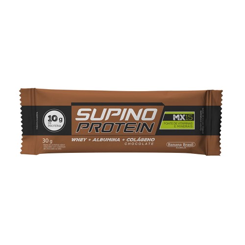 Barra de Proteína Supino Protein Chocolate com 30g