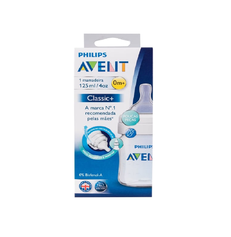 Mamadeira Philips Avent Clássica 125ml