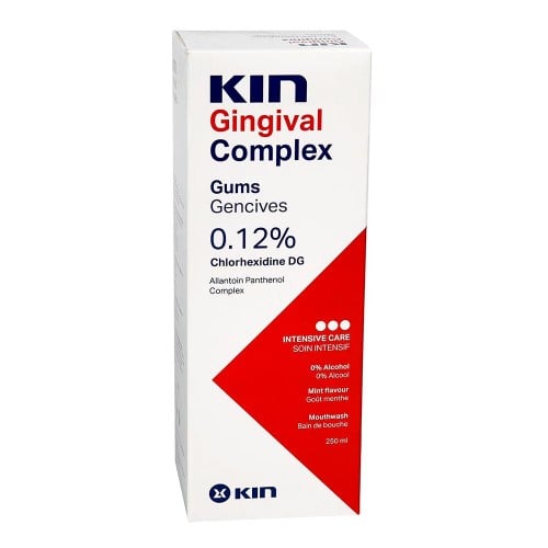 Enxaguante Antisséptico Bucal Kin Gingival Complex com 250ml