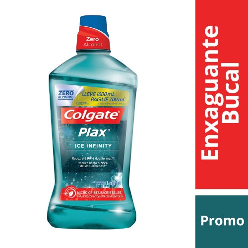 Enxaguante Bucal Colgate Plax Ice Infinity 1 Litro