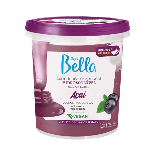 Cera Depilatória Depil Bella Pelos Grossos 1300g