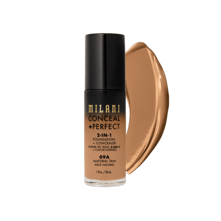 Base Líquida Milani Conceal + Perfect 2 Em 1 Natural-tan-09a