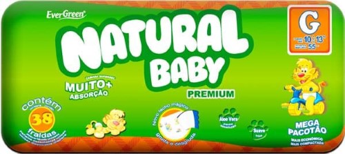 Natural Baby Premium Mega Pacotão G 38 Un.