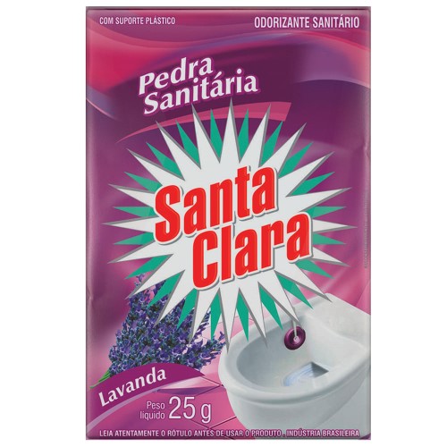 Pedra Sanitária Santa Clara Lavanda 25g