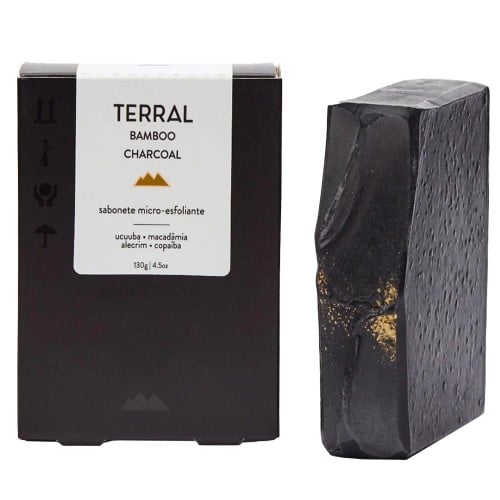 Sabonete de Carvão Ativado de Bambu 130g – Terral