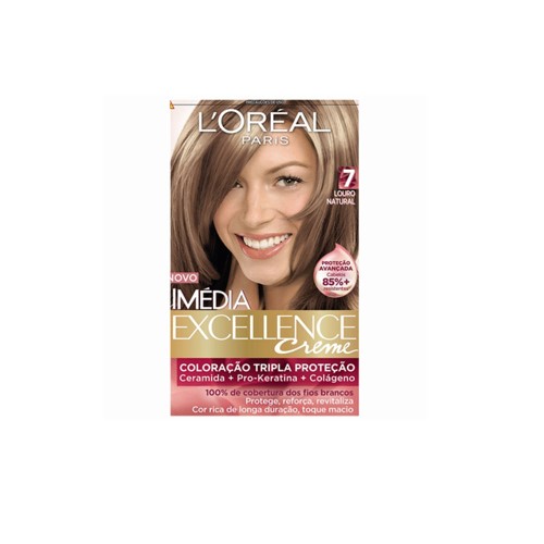 Tintura Imédia Excellence L`oréal Express 7 Loiro Natural