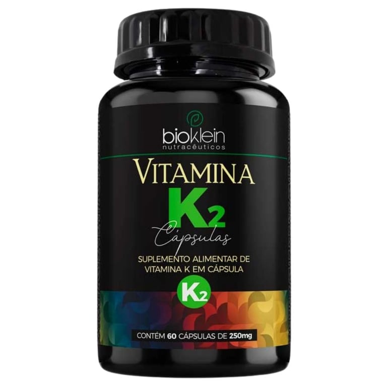 Vitamina K2 Bioklein frasco com 60 cápsulas