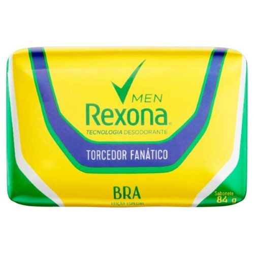 Sabonete em Barra Rexona Torcedor Fanático Masculino 84g