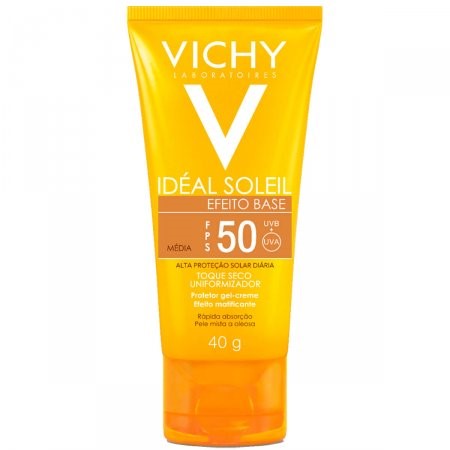 Vichy Ideal Soleil Efeito Base Fps50 Cor Média 40g