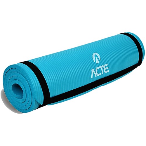 Tapete Para Exercícios Acte Sports T54 - Comfort - Azul Claro