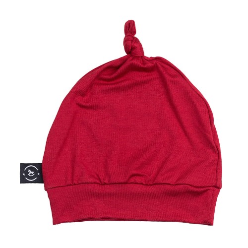 Gorro Touca para Recém Nascido Betty Vermelho Penka Knot Hat