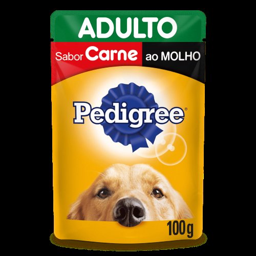 Ração Úmida Pedigree Adulto Raças Médias E Grandes Carne Sachê 100g