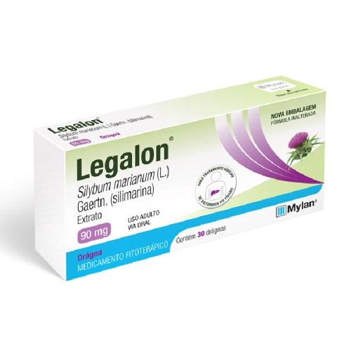 Legalon 90mg Mylan 30 Drágeas