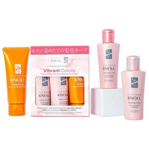 Stephen Knoll Vibrant Colors Travel Kit – Shampoo + Condicionador + Máscara