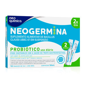 Probiótico Neogermina 2 bilhões 10 frascos de 5ml cada