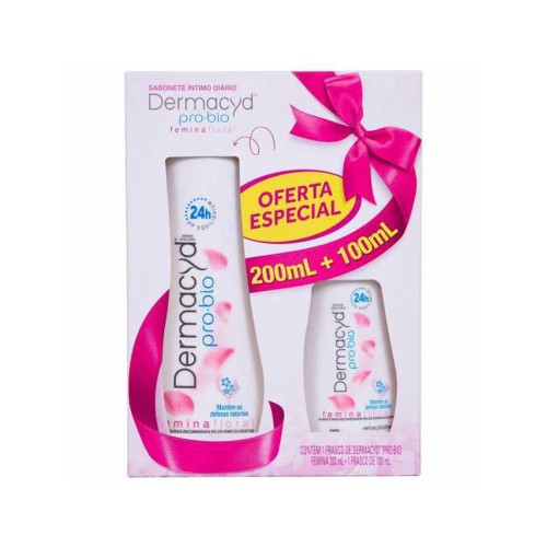 Sabonete Líquido Íntimo Dermacyd Femina 200ml + 1,99 Leve Femina 100ml