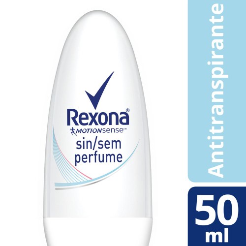 Desodorante Roll-On Rexona Feminino Sem Perfume 50ml