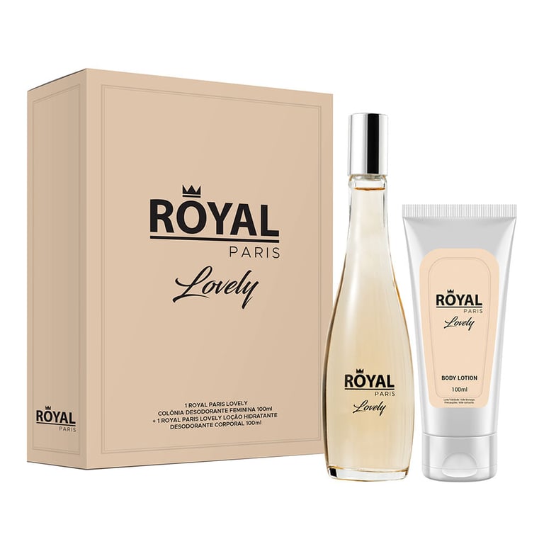 Royal Paris Lovely Kit – Colônia Feminina + Loção Hidratante