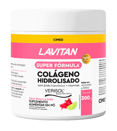 Suplemento Alimentar Em Pó Lavitan Super Fórmula Colágeno Hidrolisado 300g