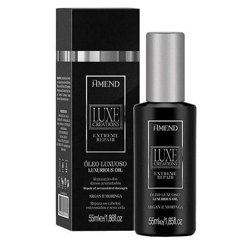 Óleo Luxuoso Amend Luxe Creations Extreme Repair com 55ml