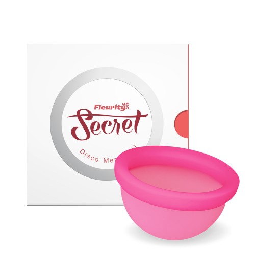 Disco Menstrual Fleurity Secret Rosa com 1 Unidade