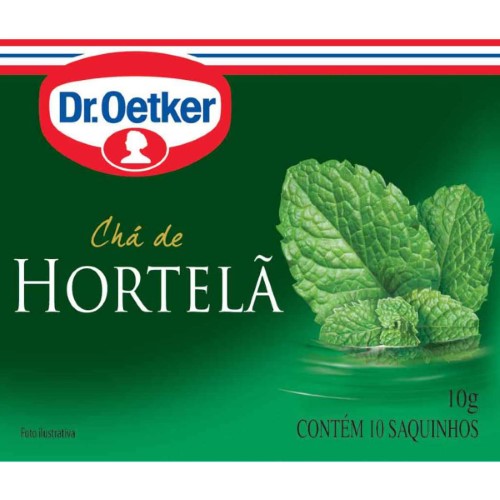 Chá de Hortelã Dr. Oetker 10 Sachês