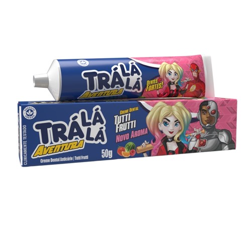 Creme Dental Trá Lá Lá Aventura Kids Tutti Frutti 50g