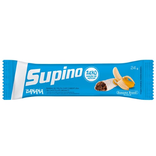 Supino Light Banana e Chocolate Branco 1 Unidade