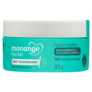 Gel Creme Hidratante Monange Facial Hidra Matte Anti-Oleosidade 80g