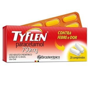 Tyflen Paracetamol 750mg 20 Comprimidos