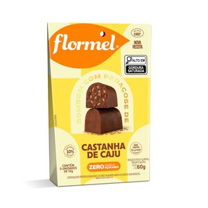 Bombom Flormel Pedaços de Castanha de Caju 60g