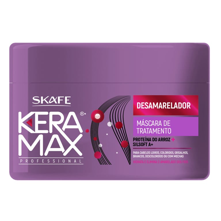 Keramax Desamarelador Skafe - Máscara de Tratamento