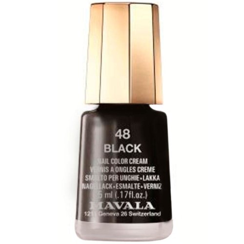 Mini Esmalte Mavala Color Black 5Ml - Mavala