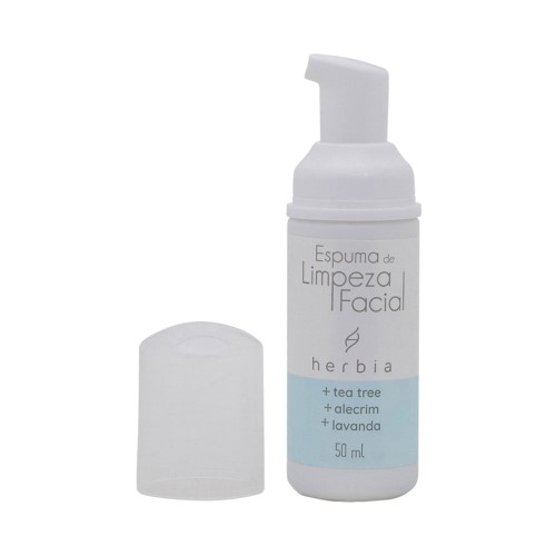 Espuma de Limpeza Facial Natural 50ml - Herbia