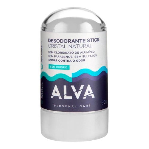 Desodorante Alva Kristall Deo Stick Sensitive Vegano 60g