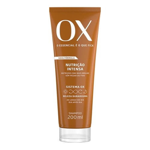 Shampoo OX Nutrição Intensa com 200ml