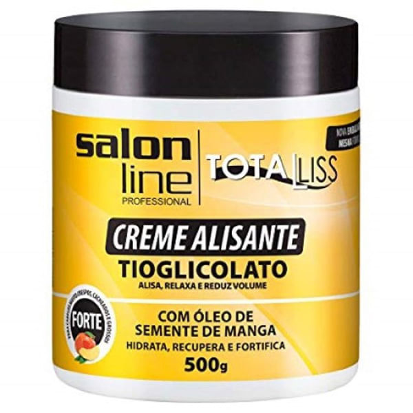 Tioglicolato Óleo Semente de Manga Forte - Creme Alisante 500g