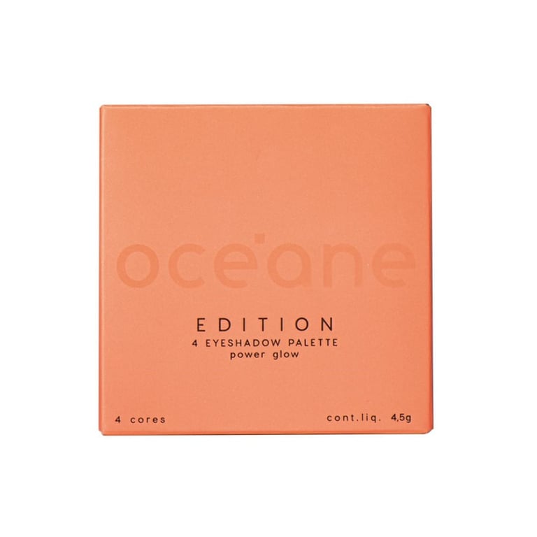 Paleta De Sombras Oceane 4 Eyeshadow Palette Power Glow Edition 4,5g